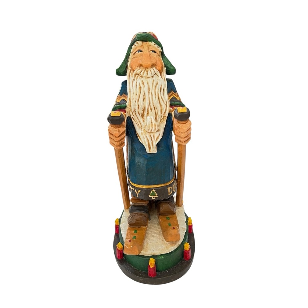 David Fryman Tannenbaum Exclusive Santa on Skis Figure DF 1145TB 2000